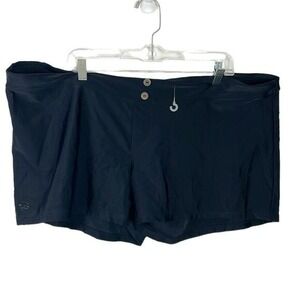 Hapari Swim Cover Short Women's Plus‎ 2X Black New